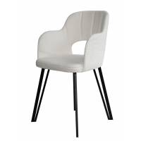 Nowoczesne krzesło fotel LOFT tapicerowane kubełkowe MILANO K680m2
