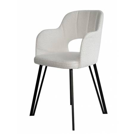 Nowoczesne krzesło fotel LOFT tapicerowane kubełkowe MILANO K680m2