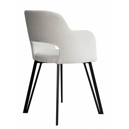 Nowoczesne krzesło fotel LOFT tapicerowane kubełkowe MILANO K680m2