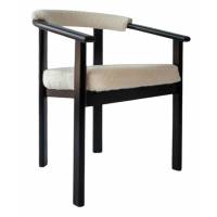 Fotel drewniany tapicerowany MILANO F10
