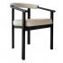 Fotel drewniany tapicerowany MILANO F10
