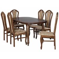 Zestaw stół + 6 krzeseł Napoli 9