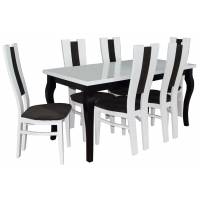 Zestaw stół + 6 krzeseł Napoli 37