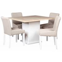 Zestaw stół + 4 krzesła Napoli 72