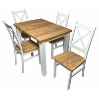 Zestaw stół + 4 krzesła Napoli 2