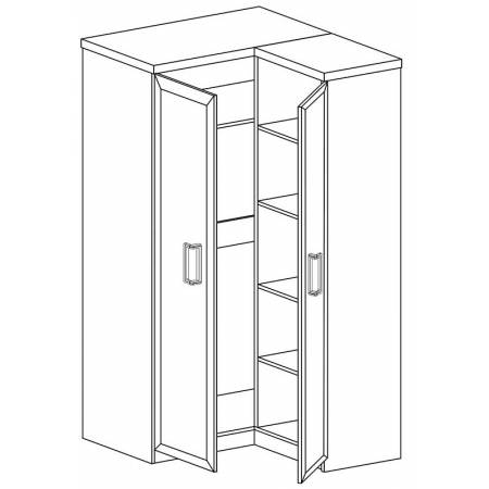 Szafa narożna 95/110 cm Torino T25