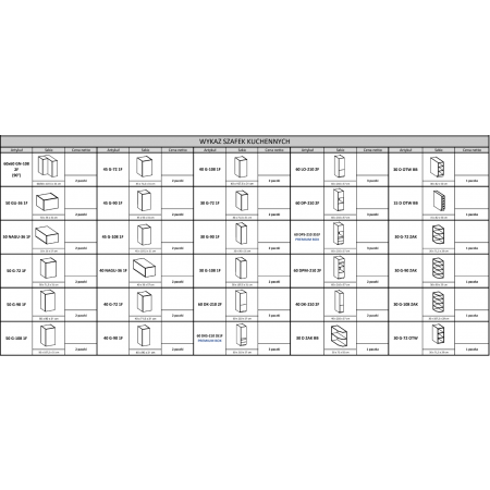 Szafka pod zlew 80 cm AURO 80 ZL 2F BB biały mat