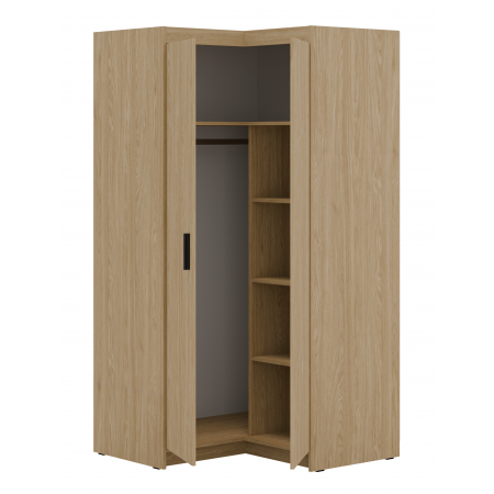 Szafa narożna dwudrzwiowa 98 cm TRINO dąb olejowany