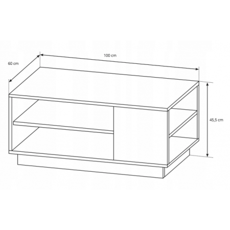 Stolik kawowy 100x60 cm Asgar