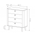 Komoda 4 szuflady w stylu skandynawskim 88 cm VICOI