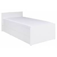 Łóżko 90x200 cm Cesk Biały Mat