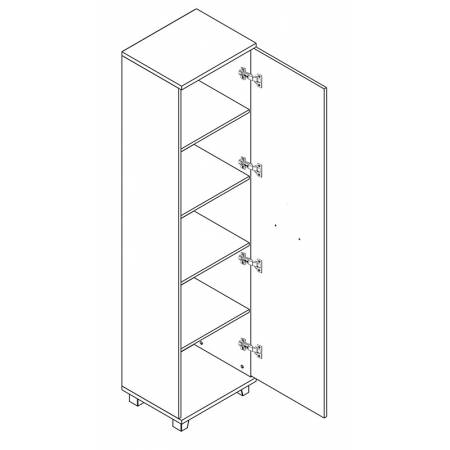 Regał zamknięty 50 cm Mona