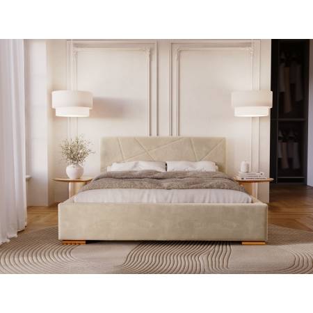 Nowoczesne Łóżko z pojemnikiem 160 x 200 cm DIORA