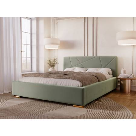 Nowoczesne Łóżko z pojemnikiem 160 x 200 cm DIORA