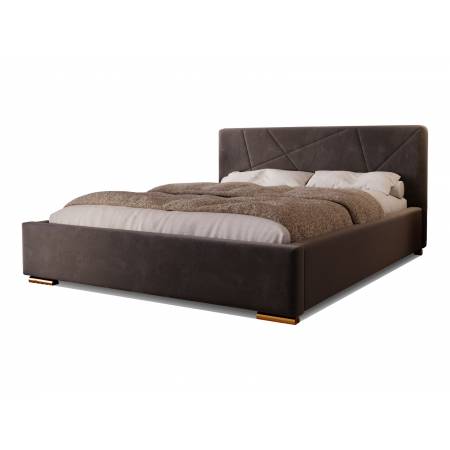 Nowoczesne Łóżko z pojemnikiem 160 x 200 cm DIORA