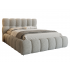 Łóżko tapicerowane z pojemnikiem 200 x 200 cm boucle TALIO