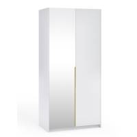 Szafa z lustrem biała 100 cm ALICE