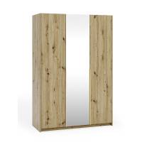 Szafa z lustrem 150 cm ALICE garderoba dąb artisan