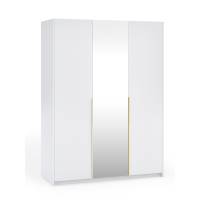 Szafa z lustrem 150 cm ALICE garderoba biała