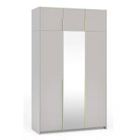Szafa z nadstawką lustrem kaszmir 150 cm ALICE garderoba