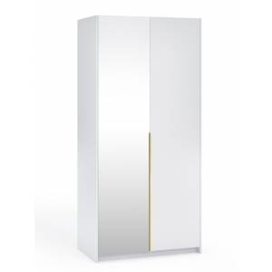 Szafa z lustrem biała 100 cm ALICE