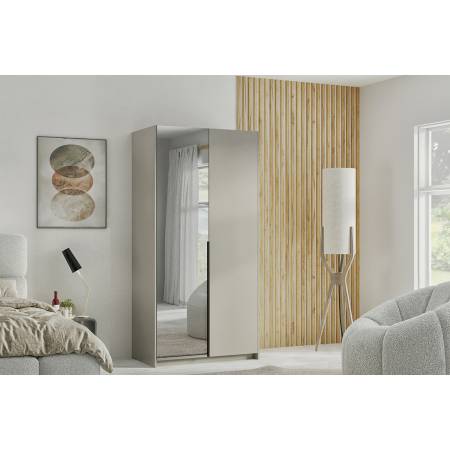 Szafa z lustrem 100 cm ALICE garderoba kaszmir