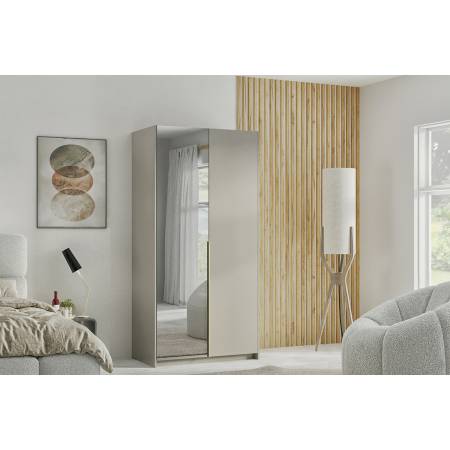 Szafa z lustrem 100 cm ALICE garderoba kaszmir