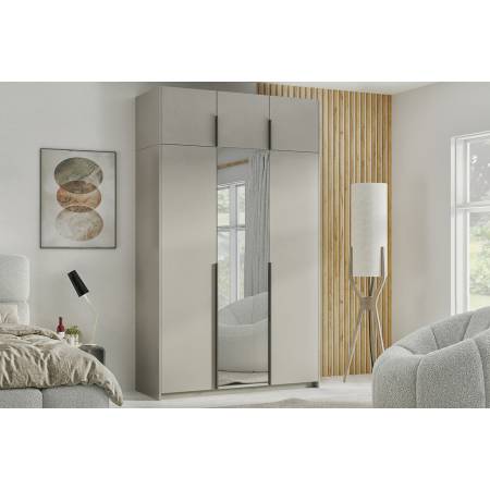 Szafa z lustrem 150 cm ALICE garderoba kaszmir