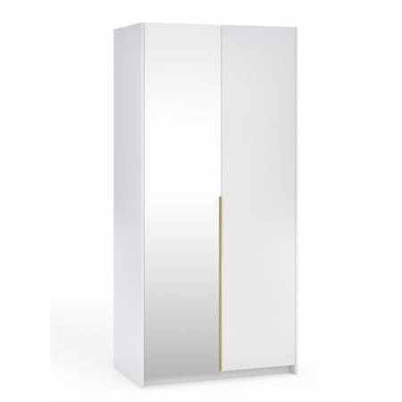 Szafa z nadstawką lustrem biała 100 cm ALICE