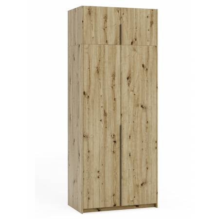 Szafa 100 cm dąb artisan BILLY garderoba nowoczesny styl