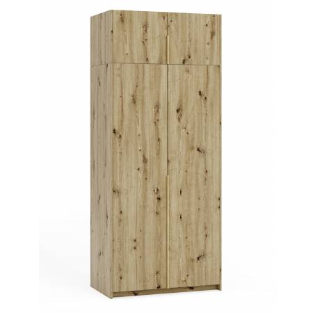 Szafa 100 cm dąb artisan BILLY garderoba nowoczesny styl