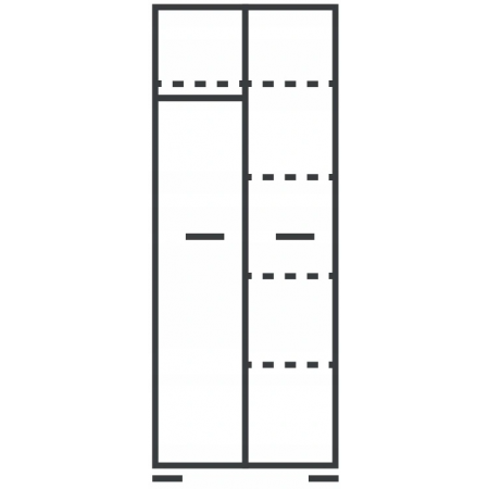 Szafa 80 cm Bora B7