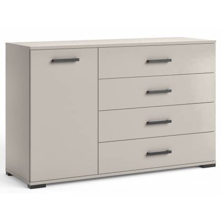 Komoda 120 cm kaszmir 1-drzwiowa z szufladami FIGO F-2